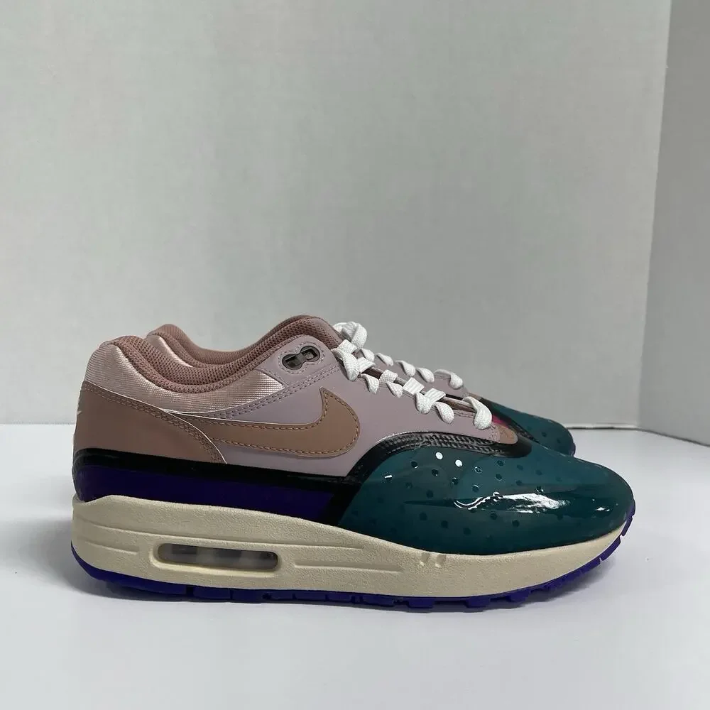Nike Air Max 1 Premium Mini Symbols DV2301 501 Size 9.5 Women Green Blue Pink